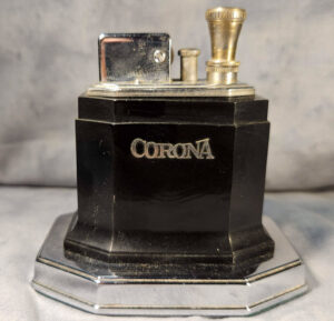 Ronson Corona Octette Pre War Table Lighter Touch Tip