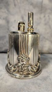 Ronson Norseman Jr Silver Plate Touch Tip art deco lighter